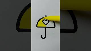 coloring page Umbrella