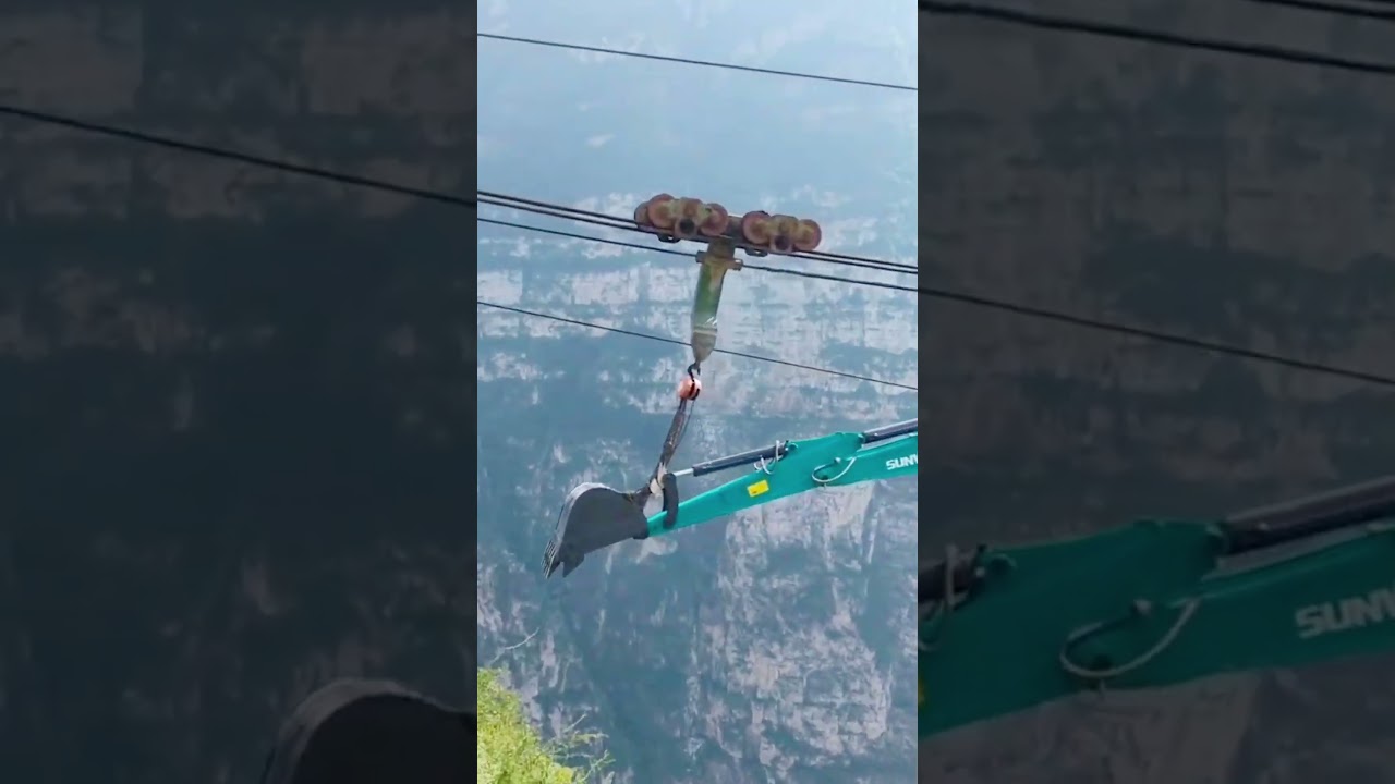Risky Business! Transporting heavy equipment in the mountains 