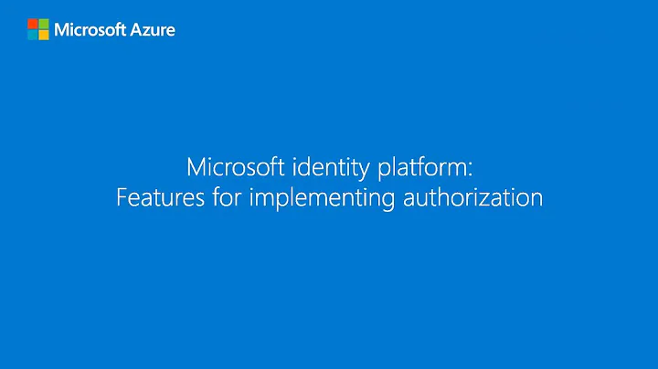 Implement authorization with roles and groups - Microsoft Identity Platform