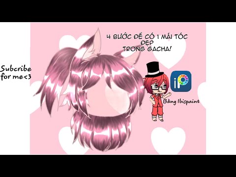 4 Bước Để Edit Tóc Gacha Đơn Giản Bằng IbisPaint X |Gacha việt nam