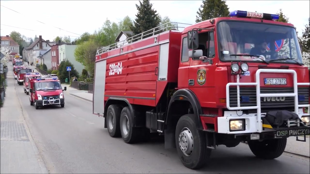 "GD 112": Wielka Parada Alarmowa Wozów Strażackich w Skórczu a.d 2023 1/4