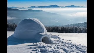 How to Build an Igloo - Time Lapse.