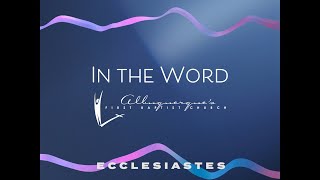 Trust God because we've all chosen sin. Ecclesiastes 7:26-29