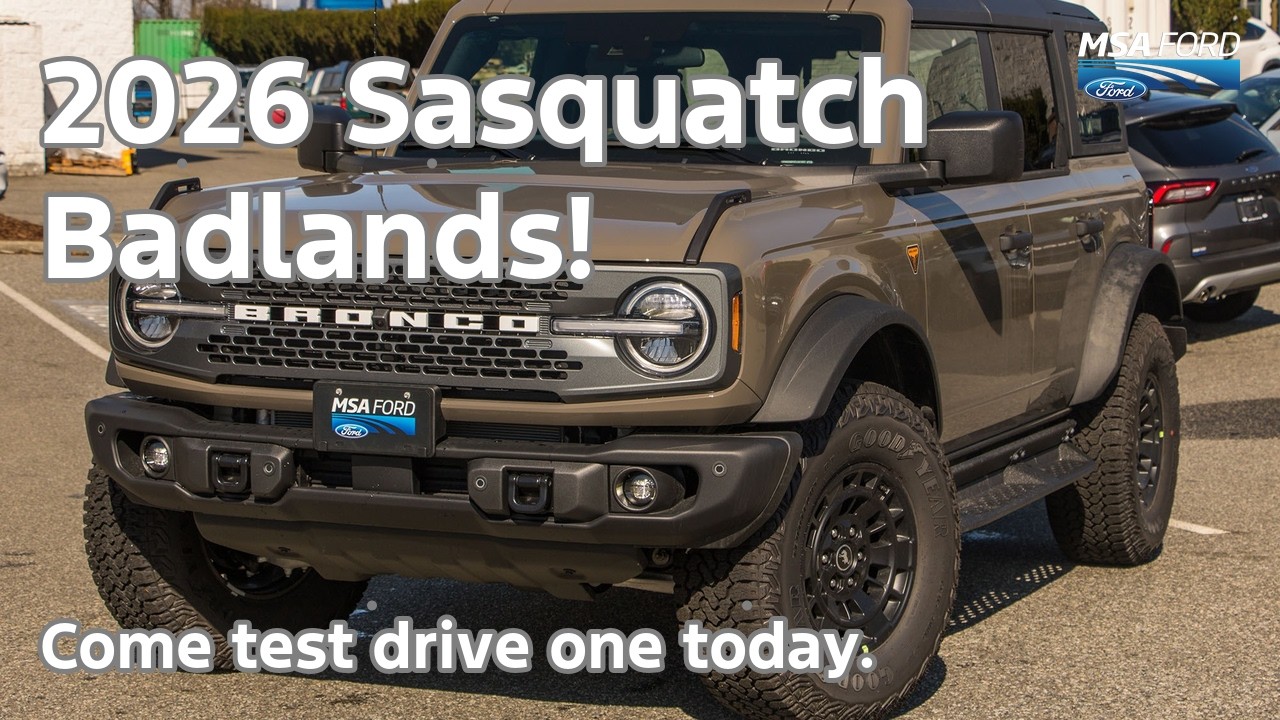 2026 Ford Bronco Badlands Sasquatch Walkaround | 2.7L V6 & 35" Tires ...