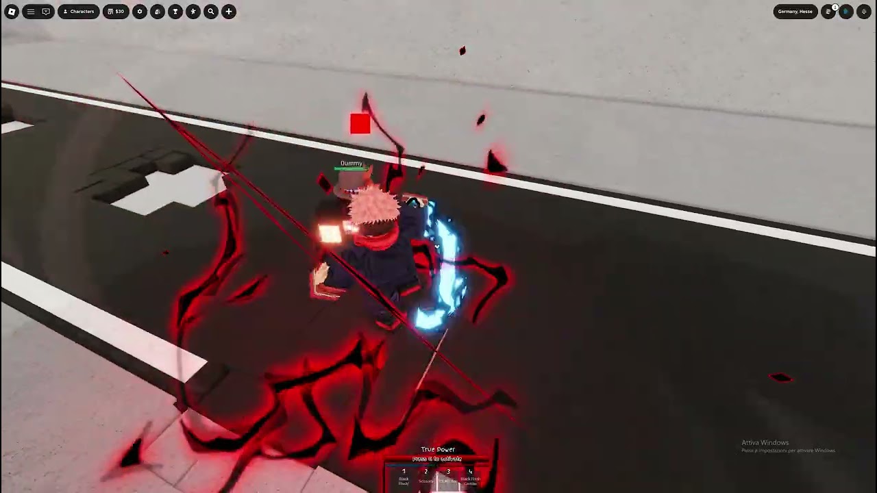 Showcase of my Shinjuku Yuji moveset