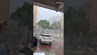 Typhoon Dolphin batters eastern China