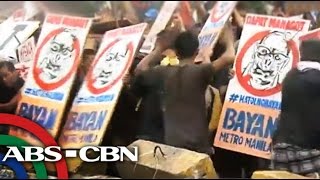 SONA protesters blast police dispersal