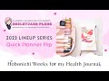 2023 Health Journal - Hobonichi Weeks - Quick Flip