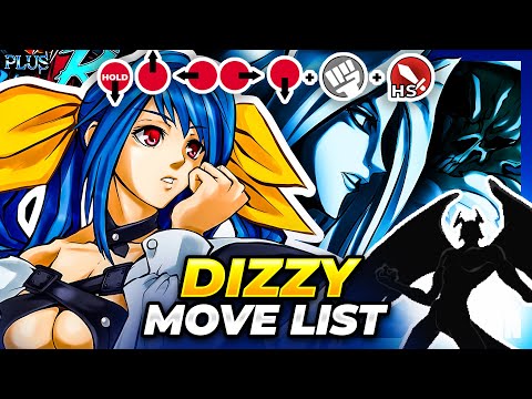 DIZZY MOVE LIST - Guilty Gear XX Accent Core Plus R (GGXXACPR)