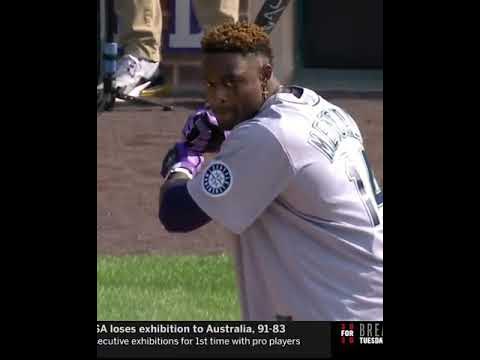 Video: Seahawks receiver DK Metcalf gets struck out by Quavo in MLB  Celebrity Softball Game - Field Gulls