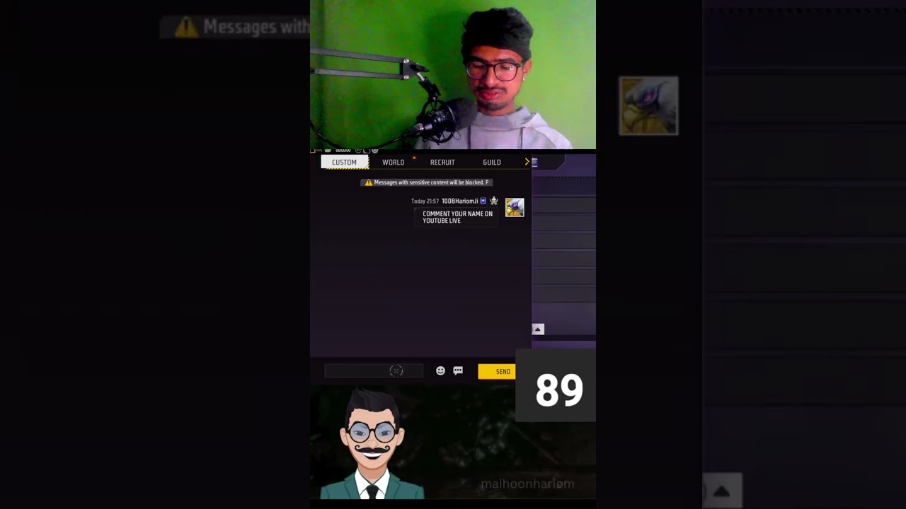 Hariom Ji Live Redeem Code Giveaway || FREE FIRE