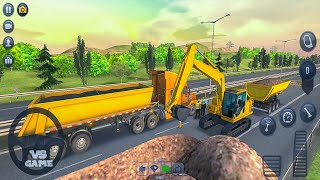 Highway Road Construction Mission - Truck Simulator Ultimate Android Gameplay screenshot 5