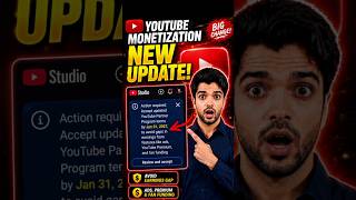 Action required: Accept updated YouTube Partner Programme terms by 31 January 2027 #shorts
Action required: Accept updated YouTube Partner Programme terms by 31 January 2027 to avoid gaps in earnings from features like ads, YouTube Premium and fan funding
YouTube Partner Programme update: Accept new terms by 31 January 2027 to avoid gaps in earnings
Action Required: Accept Updated YouTube Partner Programme Terms | YT Studio Action Required Notice
Your Queries :
How to accept updated YouTube partner programme terms
Review and accept YouTube terms
YouTube studio action required
YouTube action required notice
Action Required Accept Updated YouTube Partner Programme Terms
YouTube Partner Programme terms update
YouTube monetization new update
YouTube monetization warning
YouTube terms and conditions accept
YouTube new update
YouTube partner programme terms 2026
YouTube earnings issue
YPP terms accept kaise kare
YouTube monetization update
HASHTAGS:
#YouTubePartnerProgramme
#YouTubePartnerProgrammeupdate:Acceptnewtermsby31January2027toavoidgapsinearnings
#ActionRequired
#YouTubeUpdate
#Actionrequired:AcceptupdatedYouTubePartnerProgrammetermsby31January2027toavoidgapsinearningsfromfeatureslikeads,YouTubePremiumandfanfunding
#YouTubeMonetization
#YPPTerms
#YouTubeStudio
#YouTubeTips
#techvinam
#growwithahmed Action required: Accept updated YouTube Partner Programme terms by 31 January 2027 #shorts