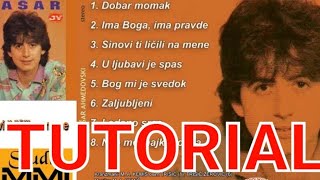 Jasar Ahmedovski - Sinovi Ti Licili Na Mene Usporeno Tutorial