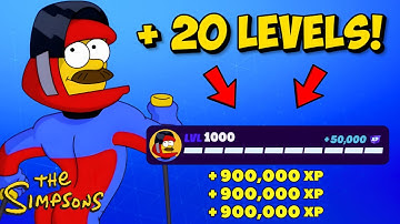 *NO TIMER* LEGIT Fortnite XP GLITCH MAP to LEVEL UP FAST in CHAPTER 6 SIMPSONS MINI SEASON 2!