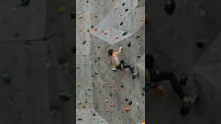 sports climbing 수원 광교호수공원 인공암벽장 좌측벽 주황색 등반 윤은미클라이밍 2025.04.27 #과천청소년수련관 #climbing