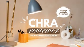CHRA EXAM REVIEWER | Recruitment & Selection | HREAP | Set A Net Worth