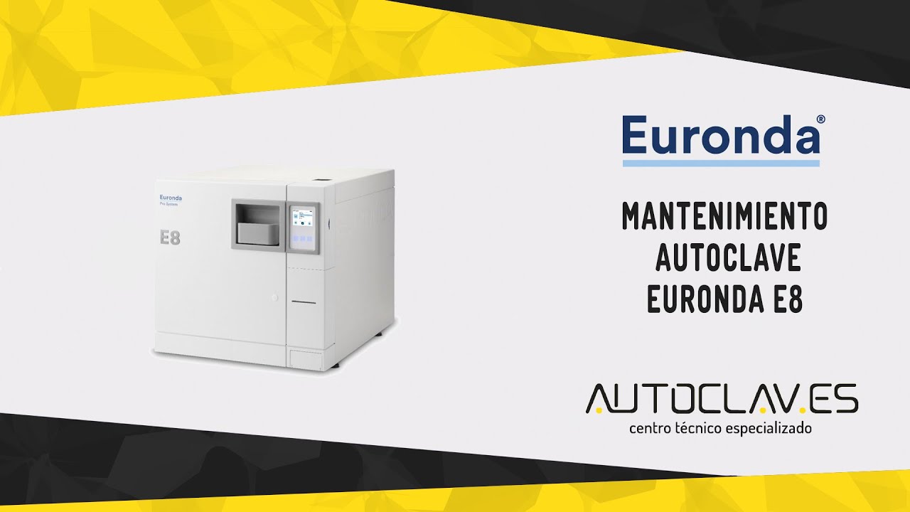 Autoclave EURONDA E8 - Mantenimiento #autoclaves #serviciotecnicoautoclaves