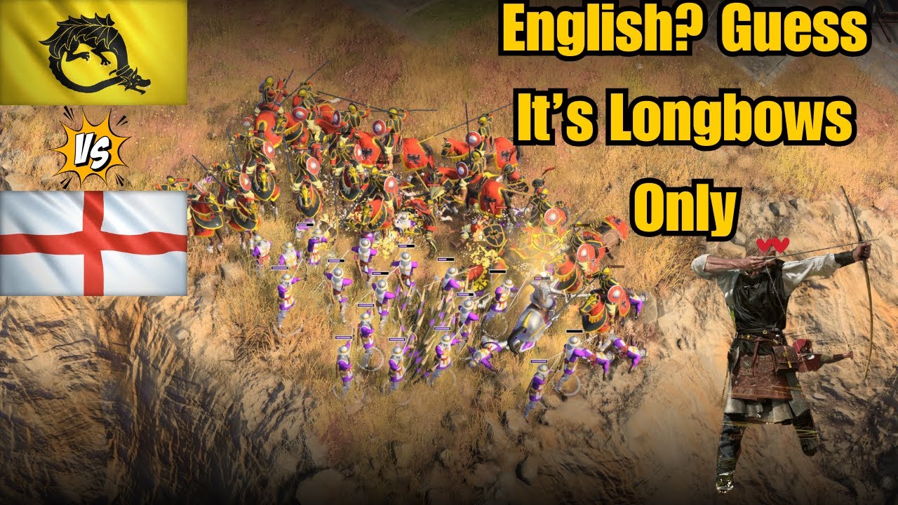 Demu Shows How BROKEN English Longbows Are - AOE 4 Cast