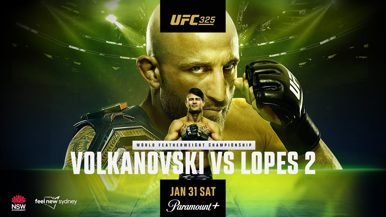 Face The Pain: UFC 325 Volkanovski Vs Lopes