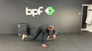 Burpee Kick Through