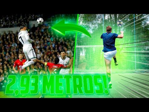 QUEM CONSEGUE FAZER O GOL DO CRISTIANO RONALDO SUBINDO 2.93m?!