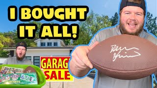 MEGA FIND! Garage Sale Sports Card and Memorabilia JACKPOT!