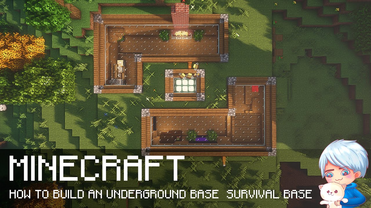 Minecraft | How to Build an Underground Base | Survival Base ...