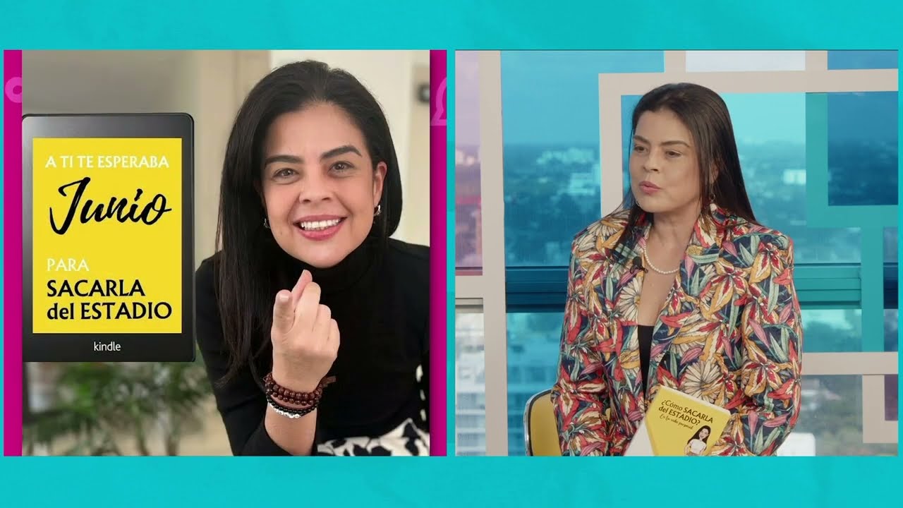 LA COACH Y CONFERENCISTA KATIA BARROS NOS PRESENTA SU NUEVO LIBRO ¿CÓMO SACARLA DEL ESTADIO?