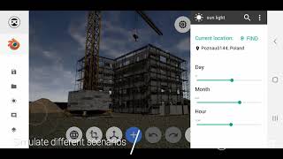 Virtualist New Feature - Geolocated Sunlight On Mobile Device