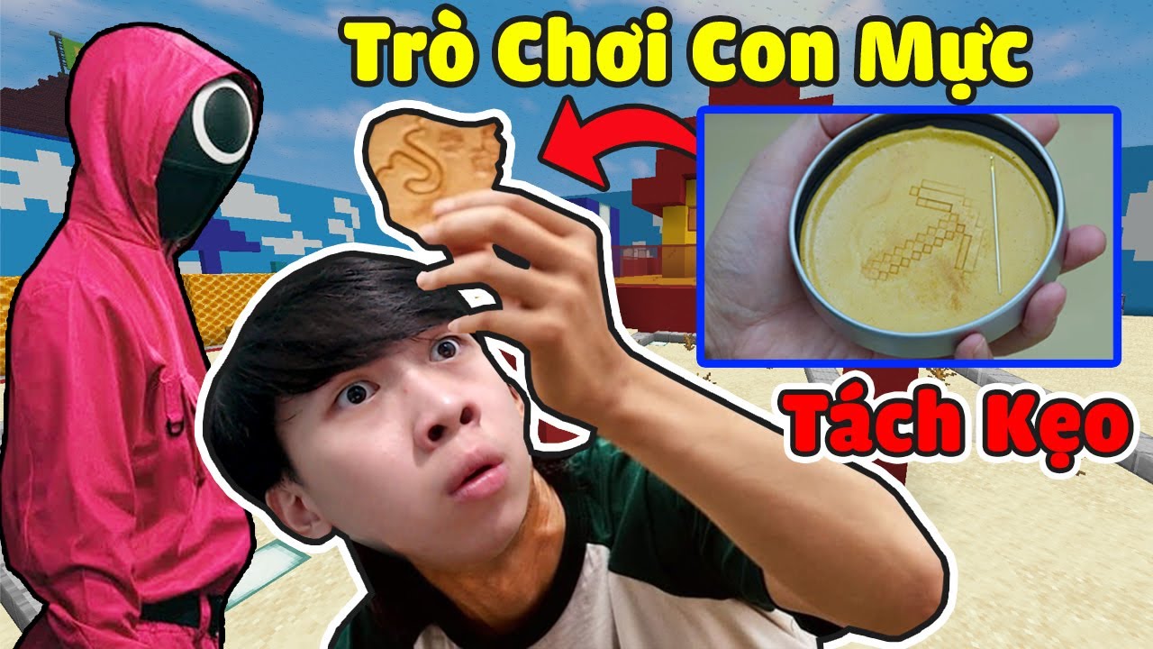 Vinh Thử Chơi Tách Kẹo Trong Squid Game - Trò Chơi Con Mực Trong Minecraft  ( Tập 2 ) - Youtube