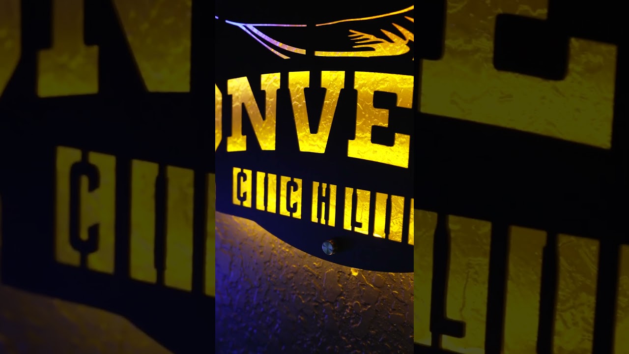 Converse Cichlids Custom LED Sign from Afcultures