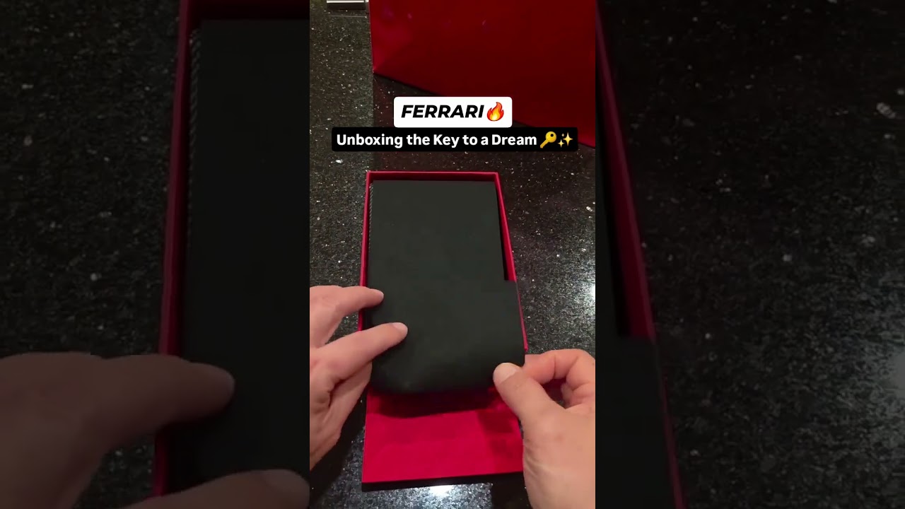 Ferrari Purosangue Key Unboxing 🔑🏎️ The Dream Starts Here