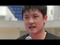 張本智和 優勝インタビュー|パリ五輪日本代表選考会 卓球2022 TOP32