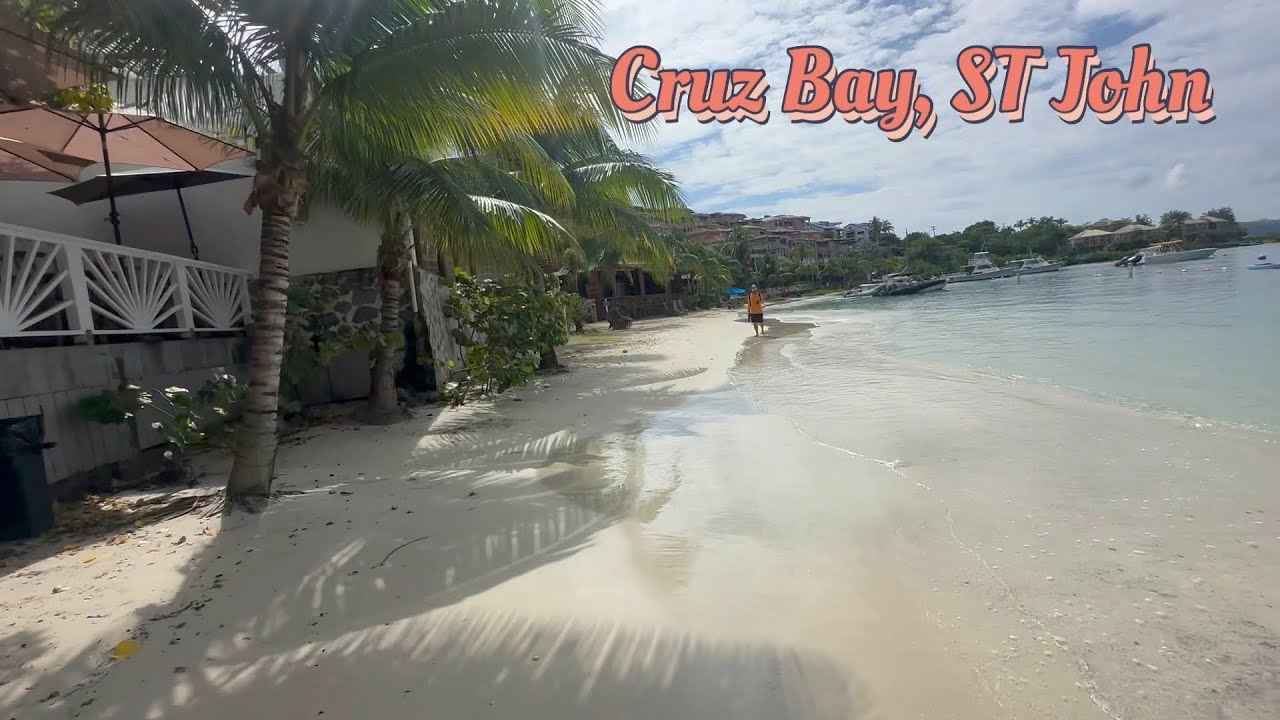 Прогулка по заливу Крус-Бей, Сент-Джон, Виргинские острова.😎