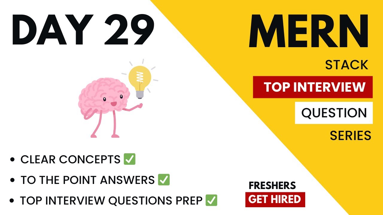 🔴#29 MERN Stack Interview Questions | Fresh Graduates Must Watch - YouTube