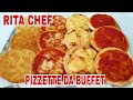 PIZZETTE da BUFFET di RITA CHEF | PIZZA RECIPE HANDMADE | PIZZA FAITE MAISON.