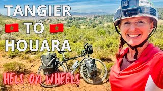 First day Cycling in MOROCCO! 🇲🇦 Rabies, Rough Roads, & Riads | Africa Bike Touring (day97)[4k]