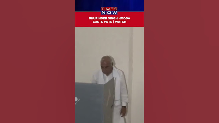 Lok Sabha Polls Phase 6: Former Haryana CM Bhupinder Singh Hooda Casts Vote | Watch #shorts