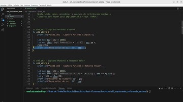 Closures na Linguagem Rust : Captura Mutável de uma Variável