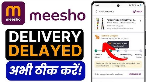 Meesho Delivery Delayed 🚚 Order Not Received 2025 | Tracking Status Problem Fix