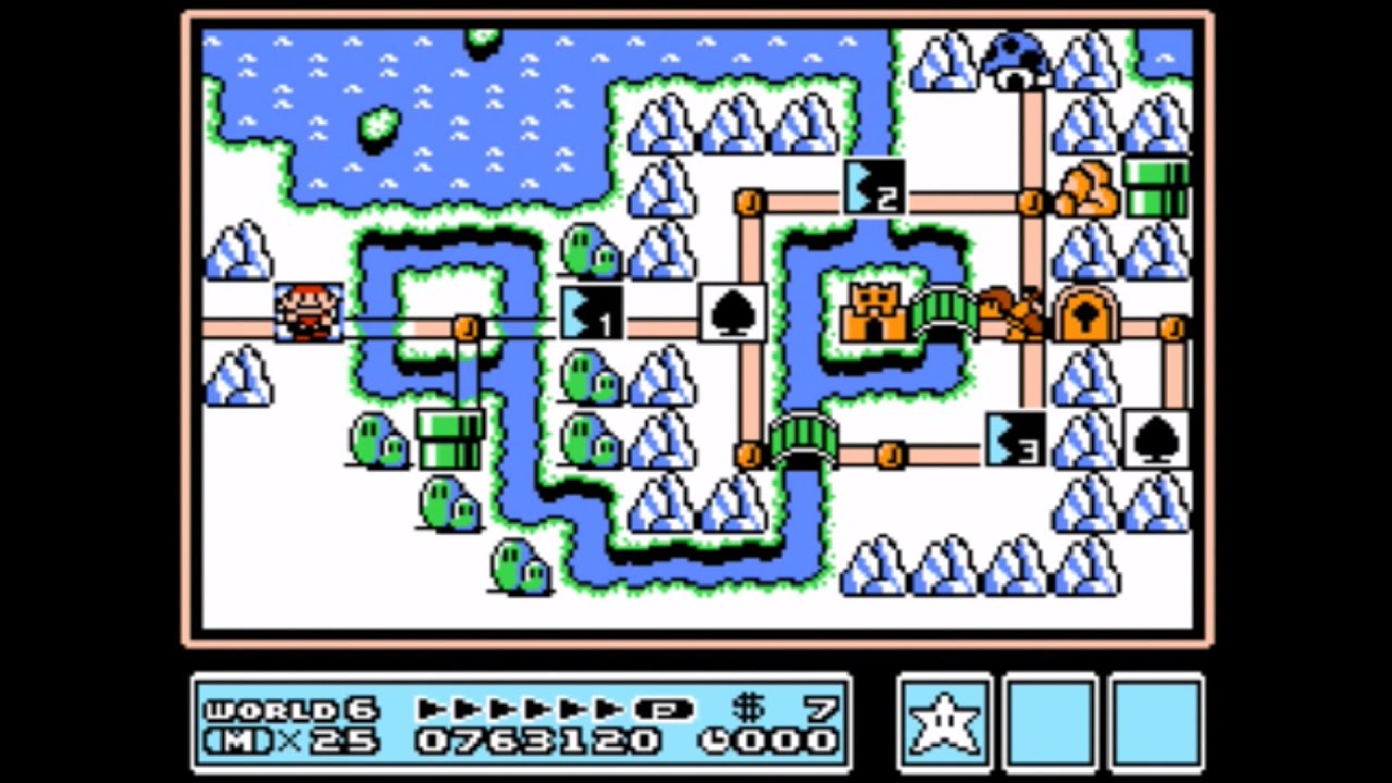 実況【スーパーマリオブラザーズ3】ワールド6 《アイテム無使用＆無限