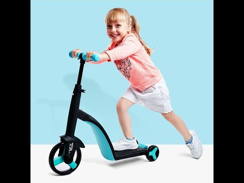 My Little Biker™ Kids Scooter 3-In-1 Tricycle Kick Scooter - Balance Bike - Ride On Toys