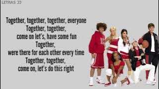 We're all in this together-high school musical(Lyrics)