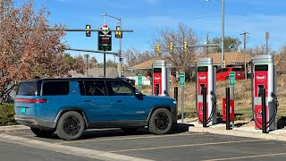 Rivian R1S 70-MPH Highway Range Test (135kWh Large Pack Quad-Motor)