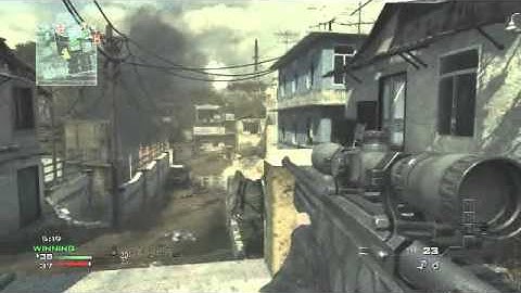 MW3 360 Quick Scope Headshot Wallbang!