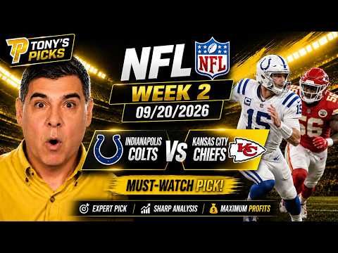 Indianapolis Colts vs Kansas City Chiefs Pick 9/20/26 NFL Week 2 Pick Prediction