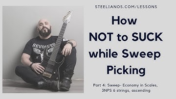 SWEEP MASTERCLASS- ❹ (Ascending on 6 strings)