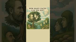 How many faces can you see? #puzzles #mindgames #trending