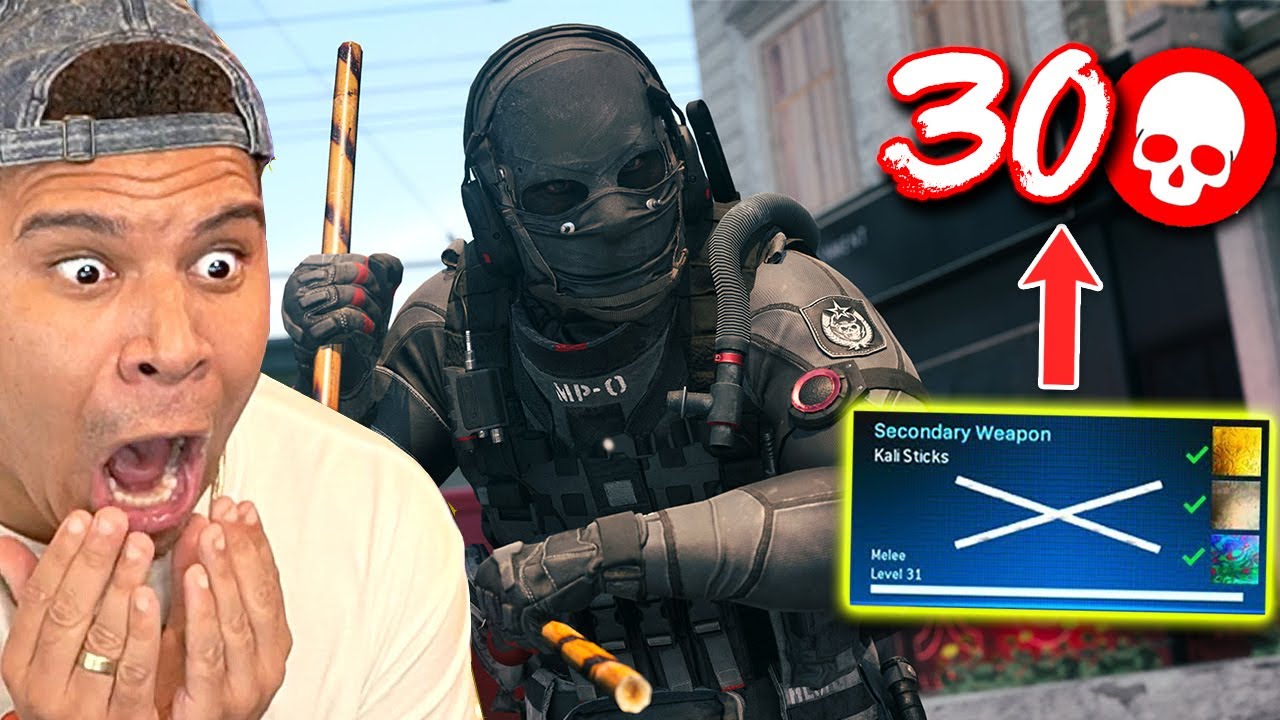 WINNING with KALI STICKS ONLY in Warzone (New RECORD?) YouTube